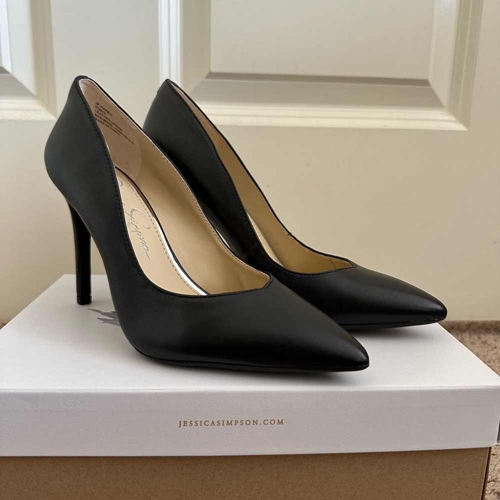 Jessica Simpson Haneh black stiletto heels